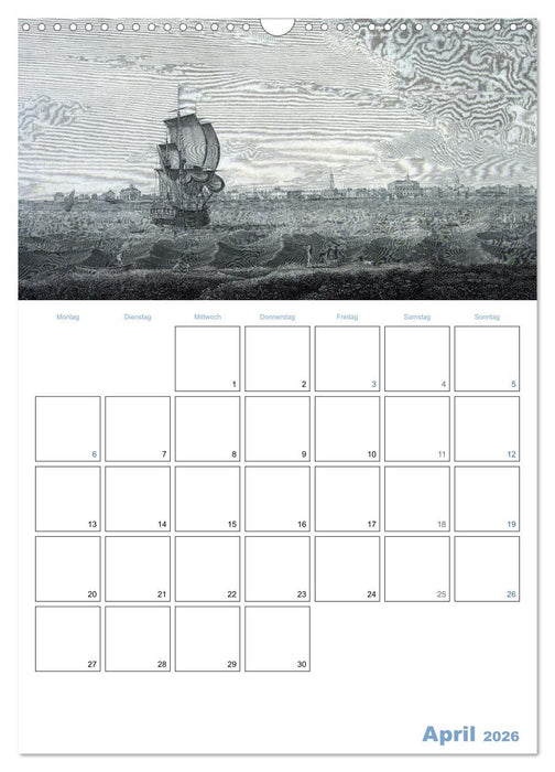 Segelschiffe - mit Planerfunktion (CALVENDO Wandkalender 2026)
