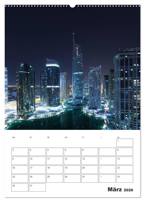 Vertical Dubai 2026 (CALVENDO Premium Wandkalender 2026)