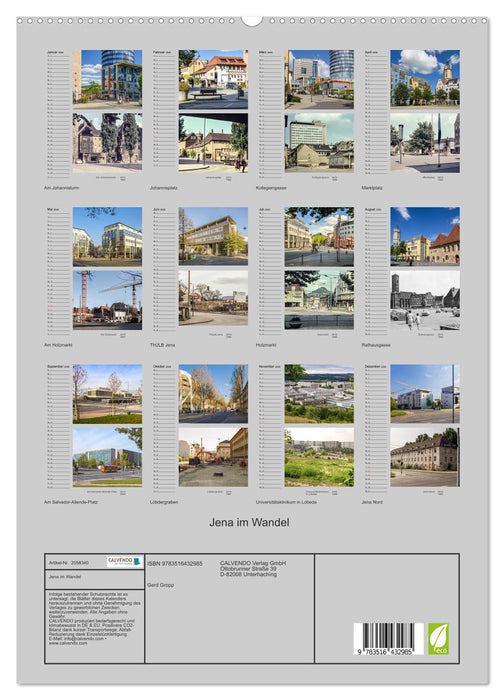 Jena im Wandel (CALVENDO Premium Wandkalender 2026)