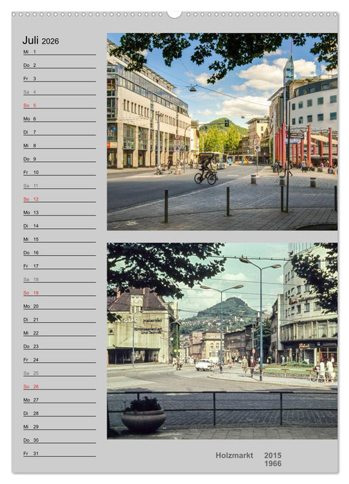 Jena im Wandel (CALVENDO Premium Wandkalender 2026)