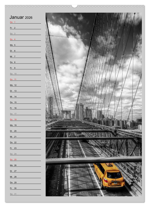 New York Colorkey (CALVENDO Wandkalender 2026)
