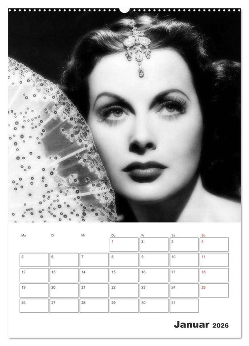 Filmstars. Unvergessene Diven (CALVENDO Wandkalender 2026)