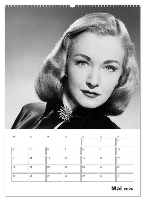 Filmstars. Unvergessene Diven (CALVENDO Wandkalender 2026)