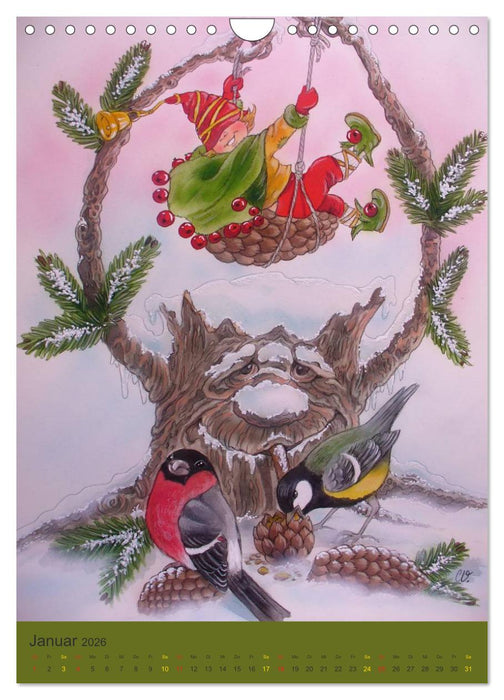 Jonas der kleine Wichtel (CALVENDO Wandkalender 2026)