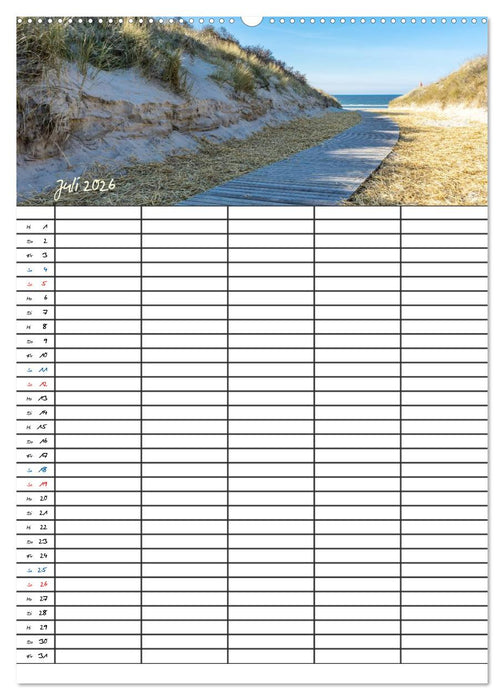 JUIST - DIE NORDSEEINSEL (CALVENDO Premium Wandkalender 2026)