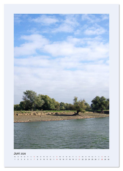 Die Donau von Passau zum Delta (CALVENDO Wandkalender 2026)