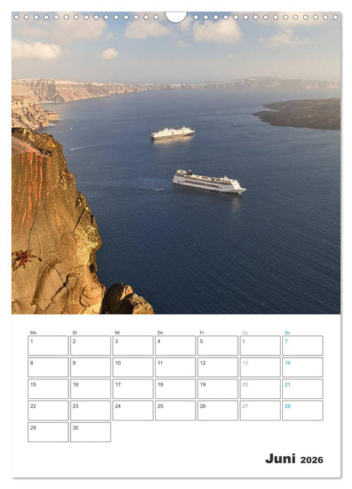Santorin - Trauminsel Griechenlands (CALVENDO Wandkalender 2026)