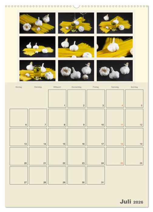 Food (CALVENDO Premium Wandkalender 2026)