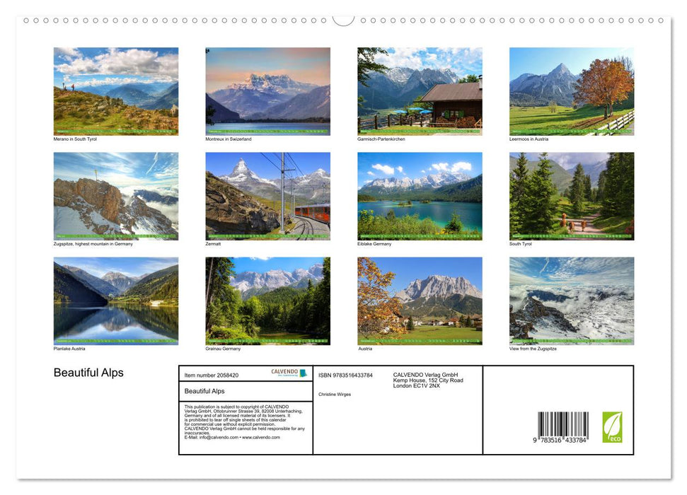 Beautiful Alps (CALVENDO Premium-Calendar 2026)