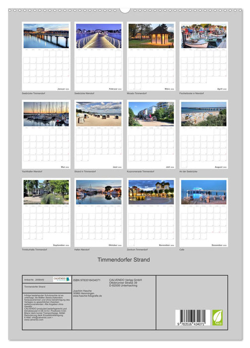 Timmendorfer Strand (CALVENDO Premium Wandkalender 2026)