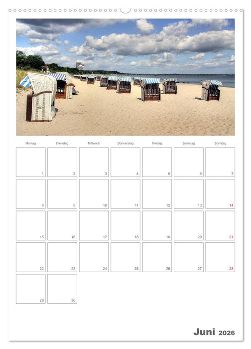 Timmendorfer Strand (CALVENDO Premium Wandkalender 2026)