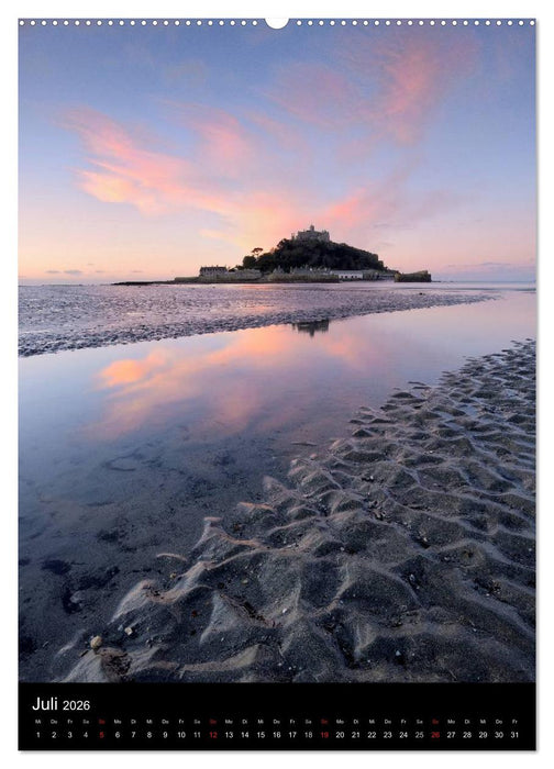 Cornwall - Die Schönheit der Küste (CALVENDO Premium Wandkalender 2026)