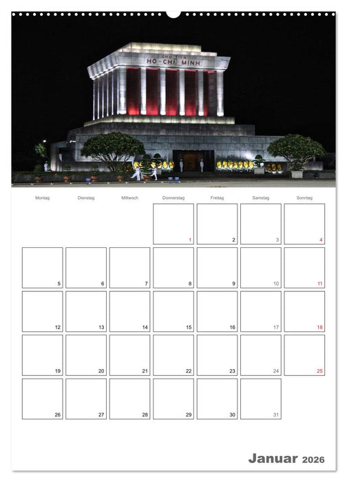 Vietnam 2026 Land der Kontraste (CALVENDO Premium Wandkalender 2026)