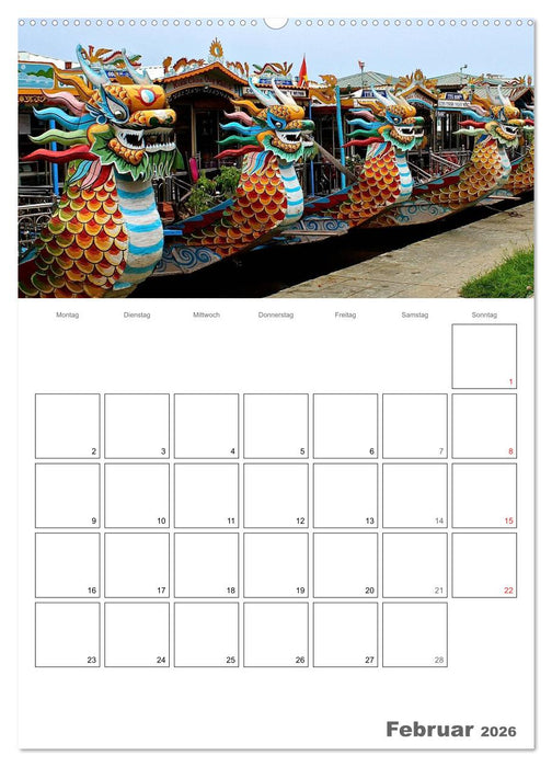 Vietnam 2026 Land der Kontraste (CALVENDO Premium Wandkalender 2026)