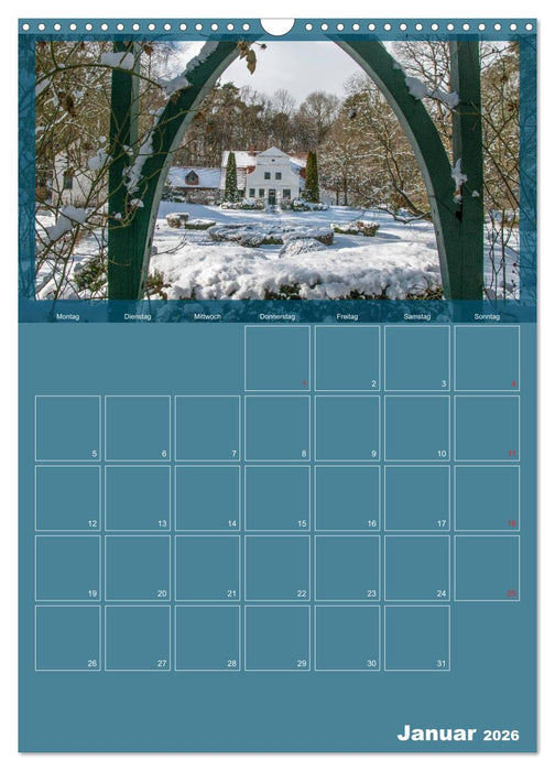 Worpswede - Künstlerdorf unter weitem Himmel (CALVENDO Wandkalender 2026)