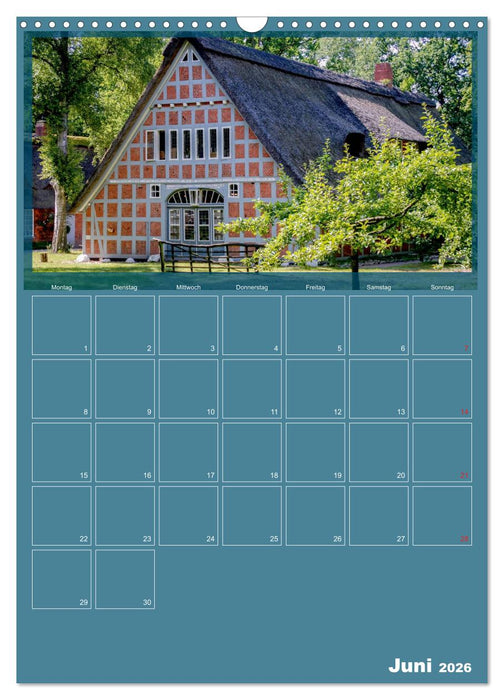 Worpswede - Künstlerdorf unter weitem Himmel (CALVENDO Wandkalender 2026)