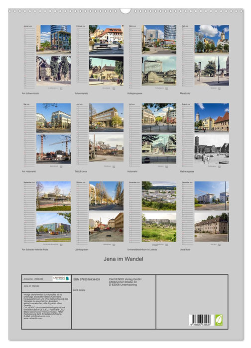 Jena im Wandel (CALVENDO Wandkalender 2026)