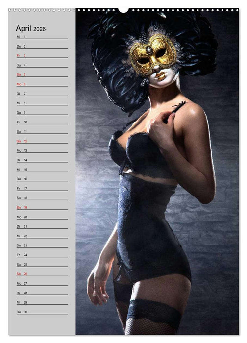 Erotik. Dessous-Träume (CALVENDO Wandkalender 2026)
