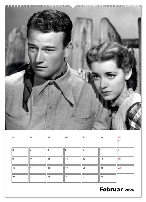 Legenden - Unvergessene Filmstars (CALVENDO Premium Wandkalender 2026)