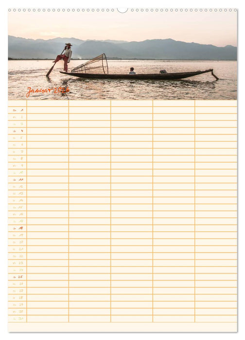 EXOTISCHES SÜDOSTASIEN - Familienplaner 2026 (CALVENDO Wandkalender 2026)