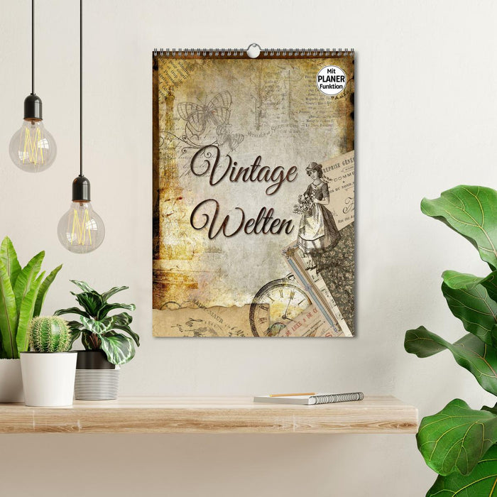 Vintage Welten (CALVENDO Wandkalender 2026)