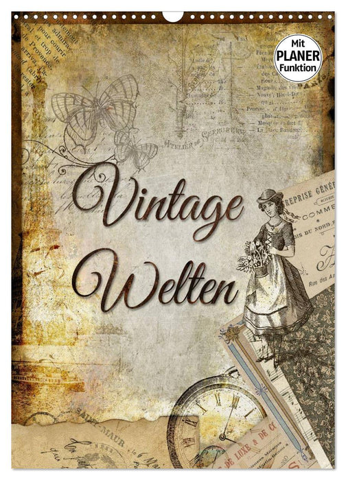 Vintage Welten (CALVENDO Wandkalender 2026)