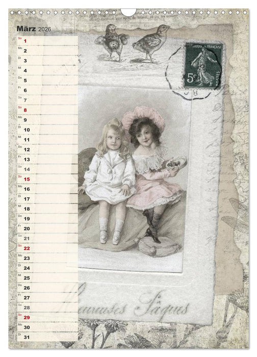 Vintage Welten (CALVENDO Wandkalender 2026)