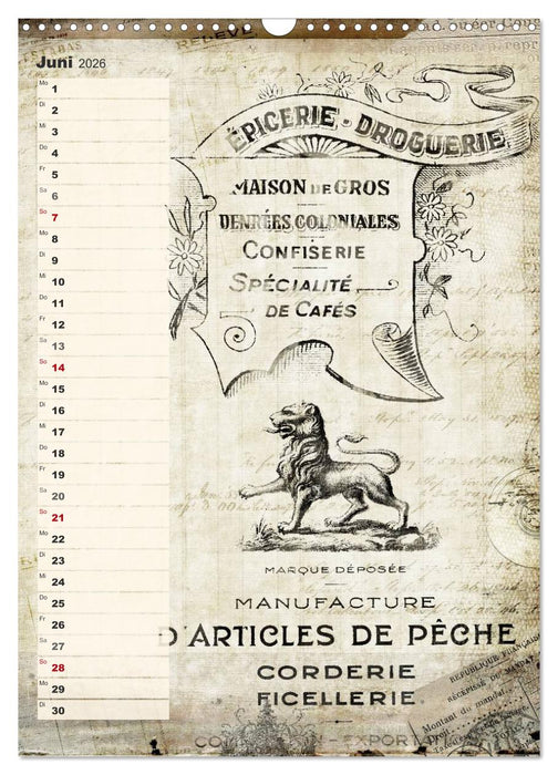 Vintage Welten (CALVENDO Wandkalender 2026)