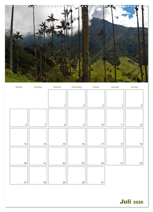 HOMMAGE AN KOLUMBIEN (CALVENDO Premium Wandkalender 2026)