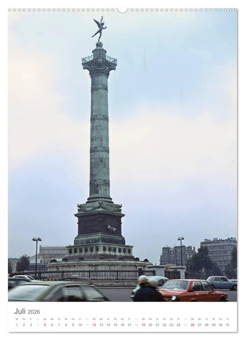 Paris, damals ... (CALVENDO Premium Wandkalender 2026)