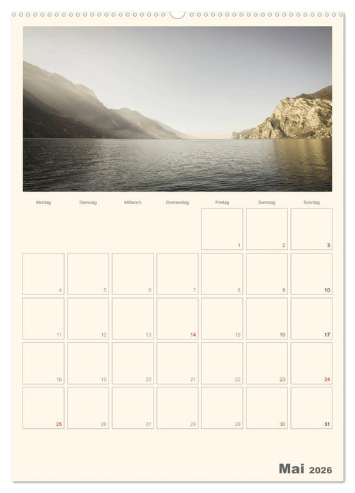 Der Gardasee im Norden 2026 (CALVENDO Wandkalender 2026)