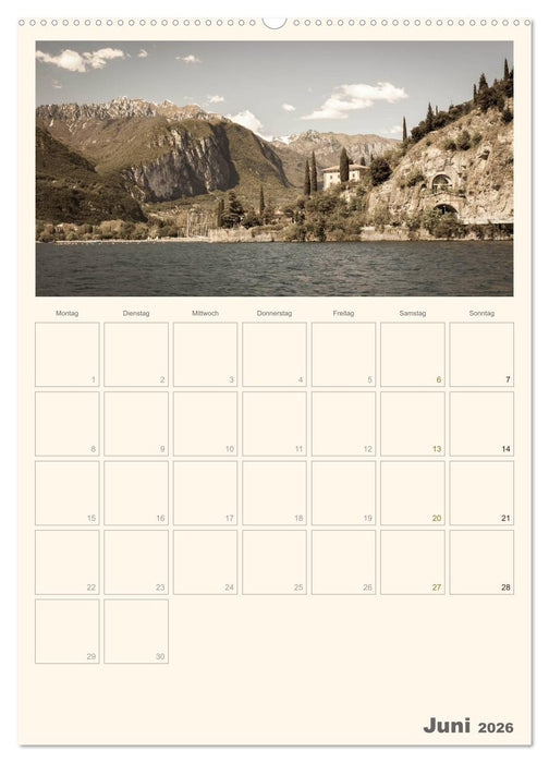 Der Gardasee im Norden 2026 (CALVENDO Wandkalender 2026)