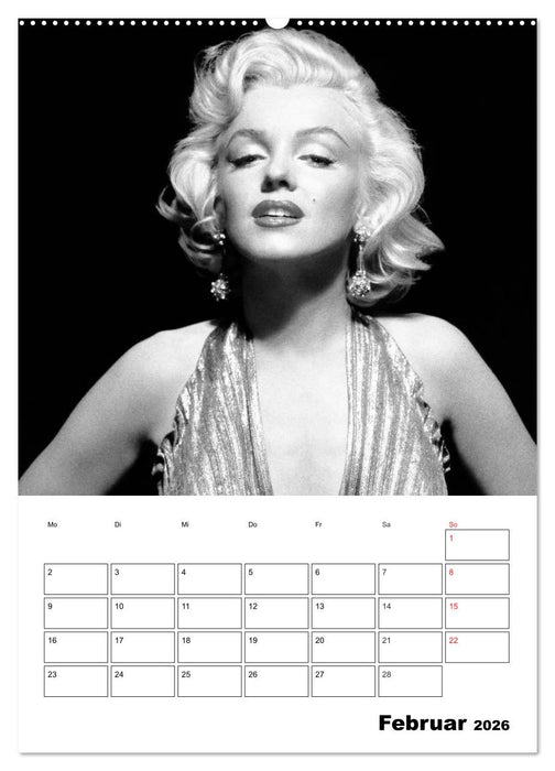 Marilyn Monroe. Weltstar und Sexsymbol (CALVENDO Premium Wandkalender 2026)