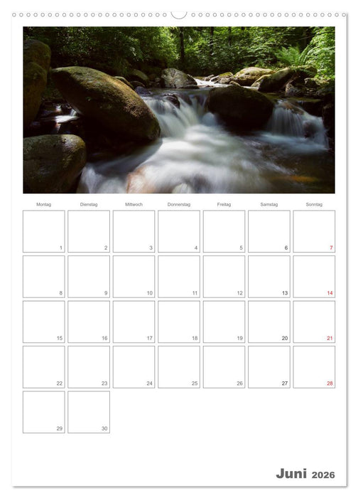 Harzer Wasserwelten (CALVENDO Premium Wandkalender 2026)