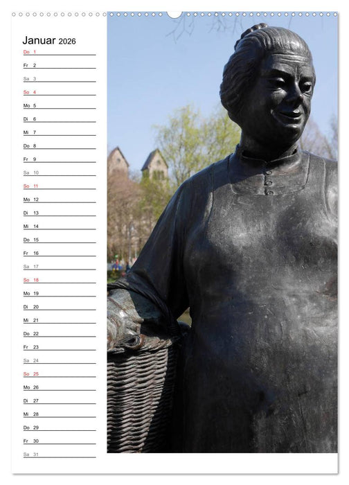 Streifzüge durch Paderborn (CALVENDO Premium Wandkalender 2026)