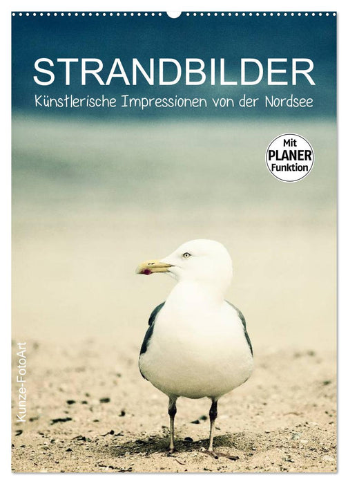Strandbilder - Künstlerische Impressionen von der Nordsee (CALVENDO Wandkalender 2026)