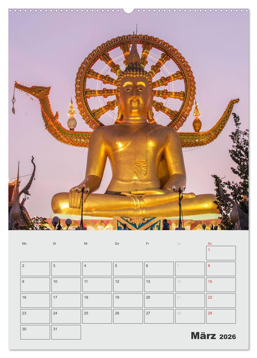 BUDDHA - Das sanfte Lächeln (CALVENDO Wandkalender 2026)