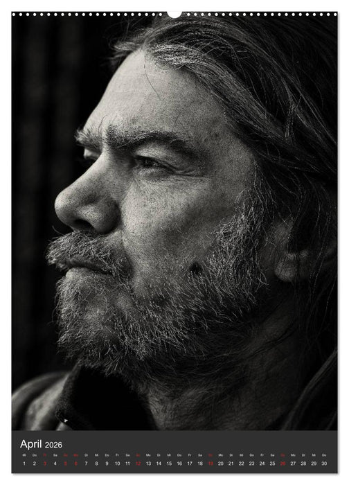 Obdachlos. Die Gesichter der Armut (CALVENDO Wandkalender 2026)