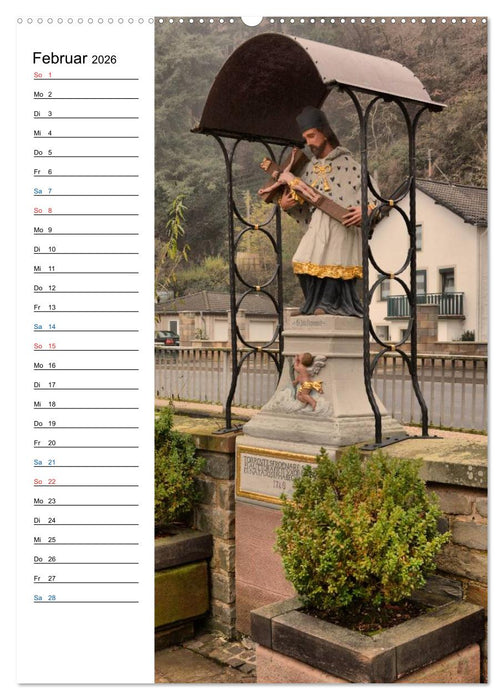 Nepomuk - Der Brückenheilige (CALVENDO Premium Wandkalender 2026)