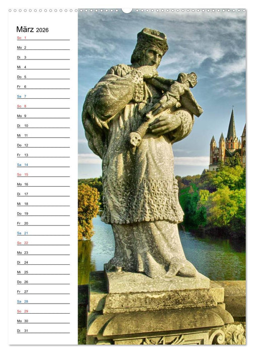 Nepomuk - Der Brückenheilige (CALVENDO Premium Wandkalender 2026)