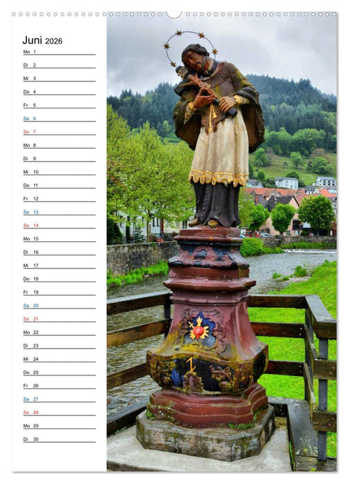 Nepomuk - Der Brückenheilige (CALVENDO Premium Wandkalender 2026)
