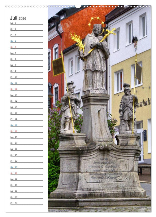 Nepomuk - Der Brückenheilige (CALVENDO Premium Wandkalender 2026)