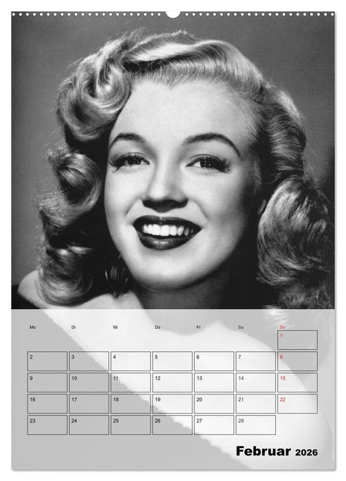 Filmstars der goldenen Leinwandjahre (CALVENDO Premium Wandkalender 2026)