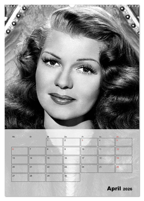 Filmstars der goldenen Leinwandjahre (CALVENDO Premium Wandkalender 2026)