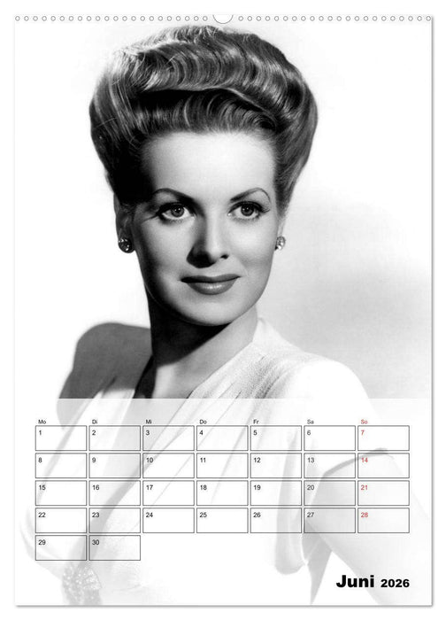 Filmstars der goldenen Leinwandjahre (CALVENDO Premium Wandkalender 2026)