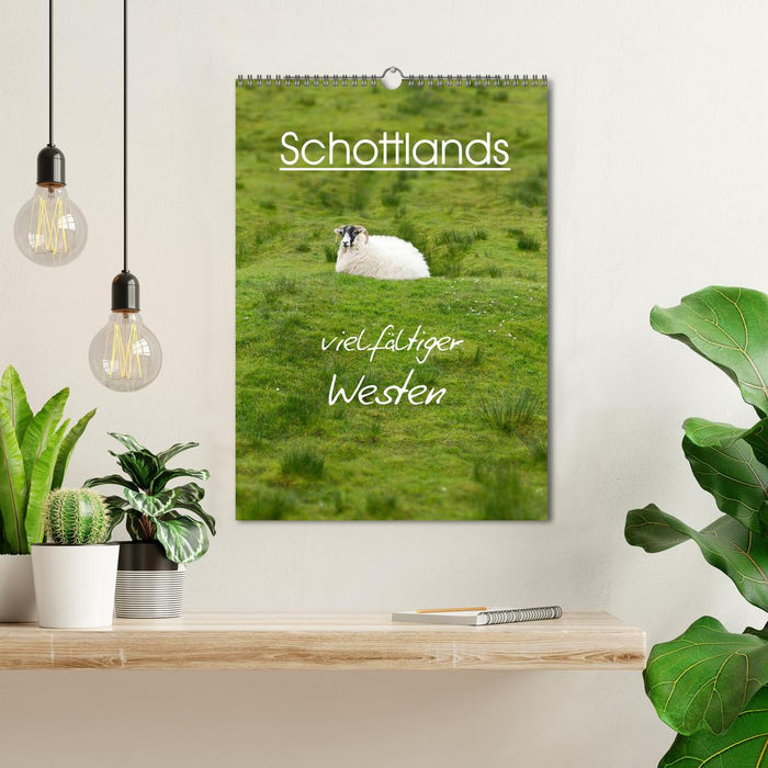 Schottlands vielfältiger Westen (CALVENDO Wandkalender 2026)