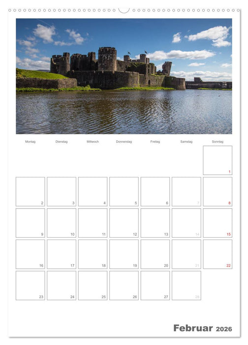 Eine Reise durch Wales (CALVENDO Premium Wandkalender 2026)