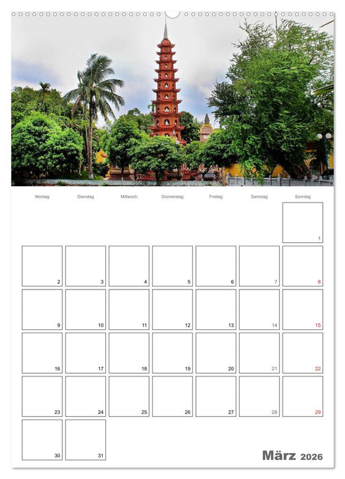 Vietnam 2026 Land der Kontraste (CALVENDO Wandkalender 2026)