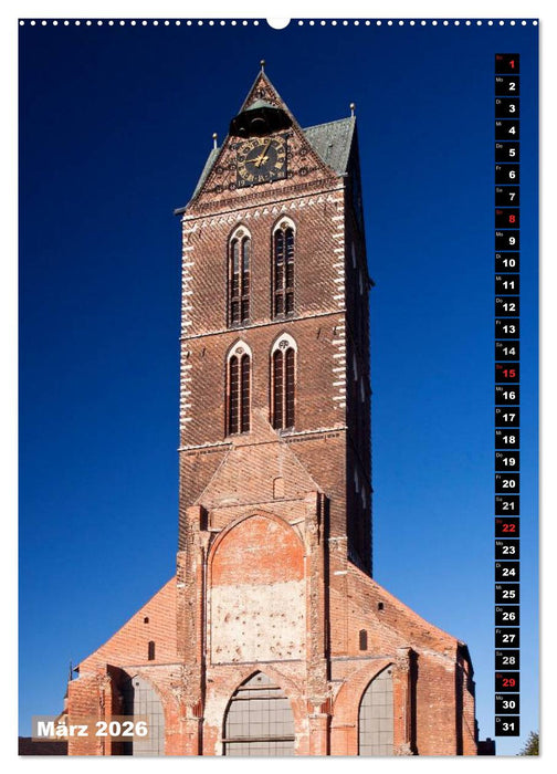 Zauberhaftes Wismar (CALVENDO Wandkalender 2026)