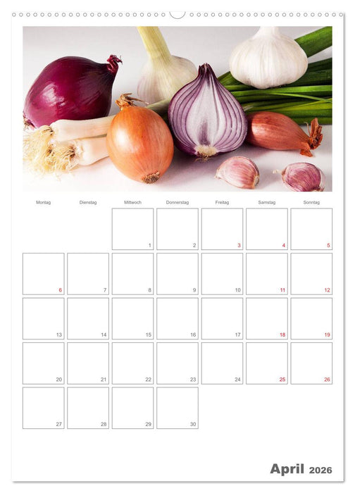 Kulinarische Kompositionen - Terminplaner (CALVENDO Wandkalender 2026)